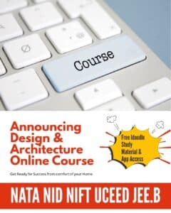 Online design entrance class for nid nift uceed